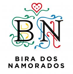 White background with BN on center and Bira dos Namorados underneath